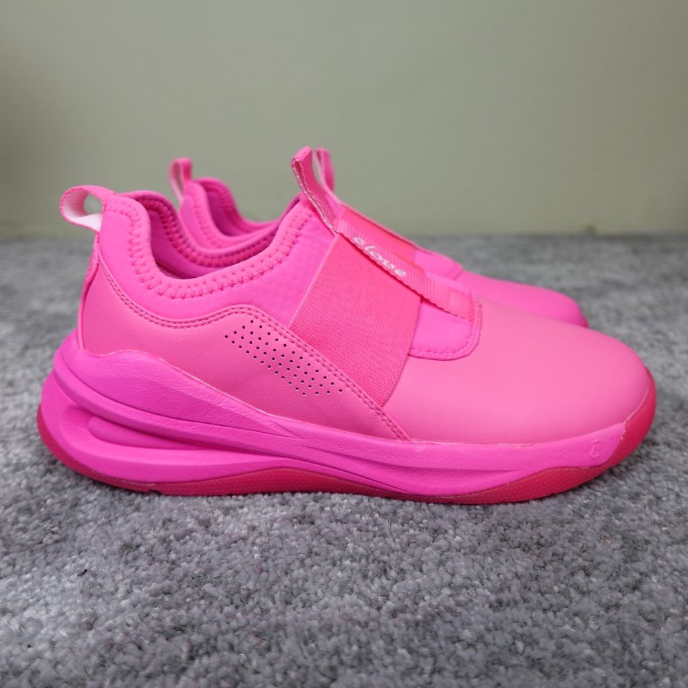 CLOVES hot pink slip on sneakers size 8